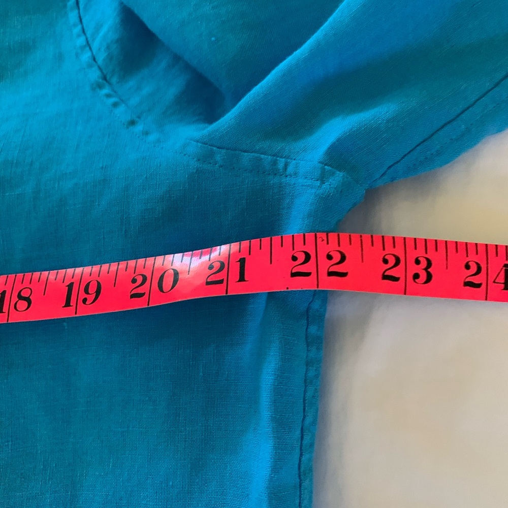 Chico’s No-iron Linen Shirt size 2(L-12). - Picture 10 of 11
